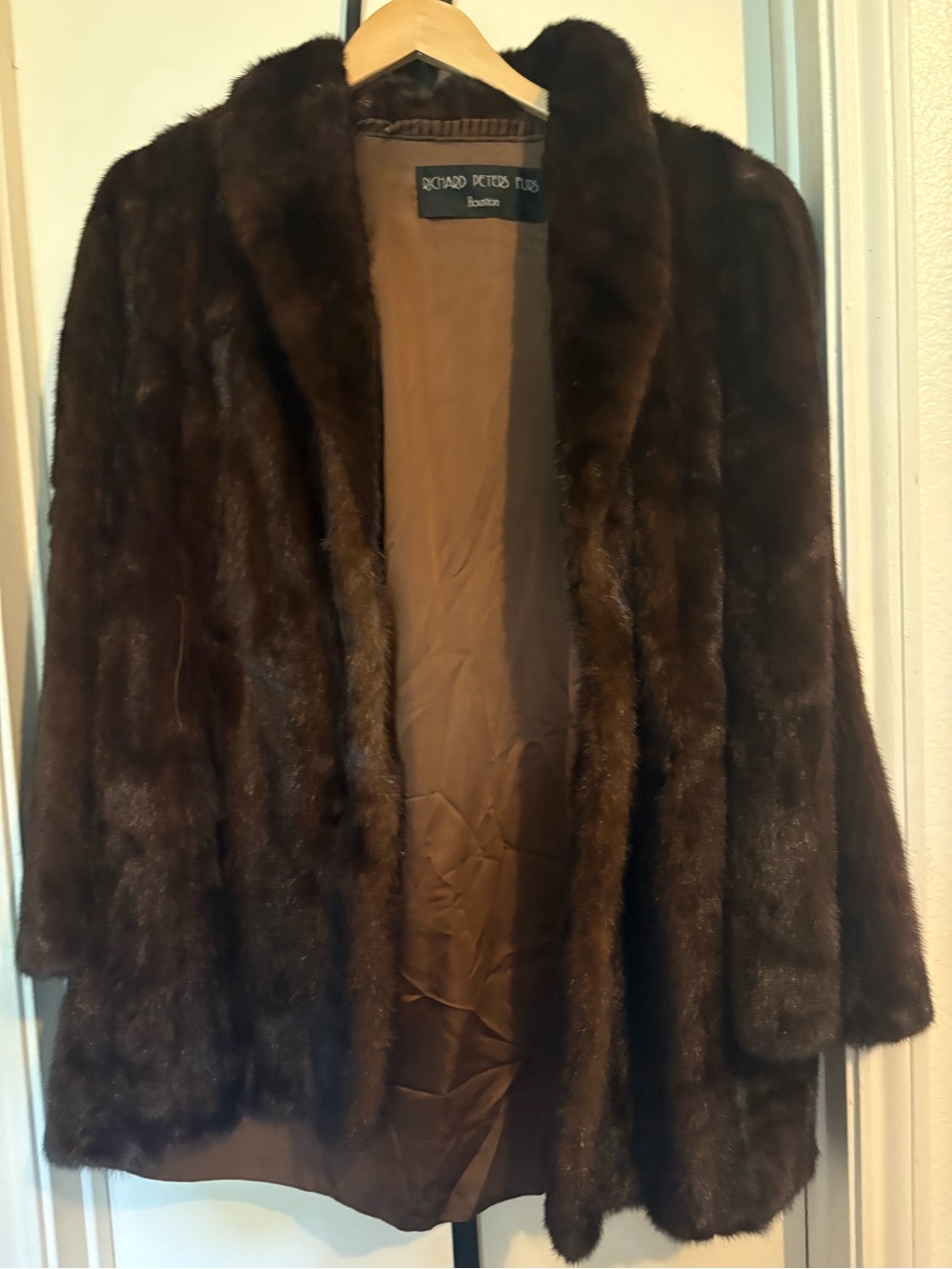 Richard Peters Furs Brown Mink Jacket